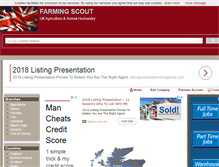 Tablet Screenshot of farmingscout.com